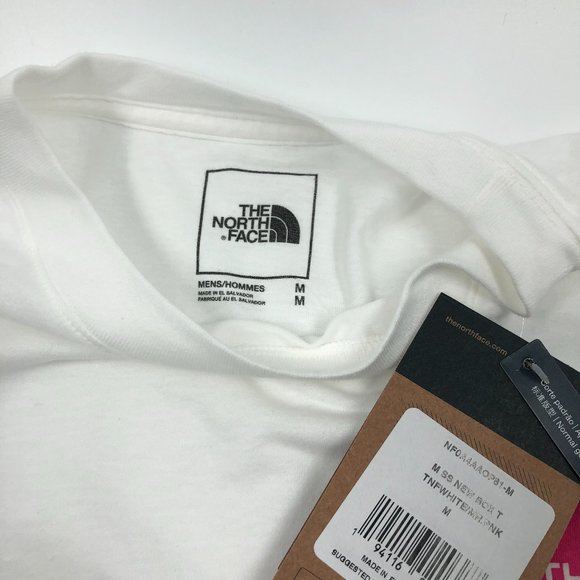 The North Face Short Sleeve Pink Box logo - Picture 6 of 6